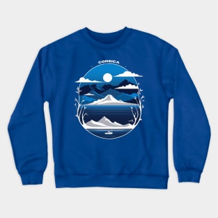 Corsica Island Crewneck Sweatshirt